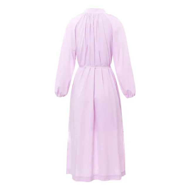 Vestido Arabella de popelina de algodón | Lila