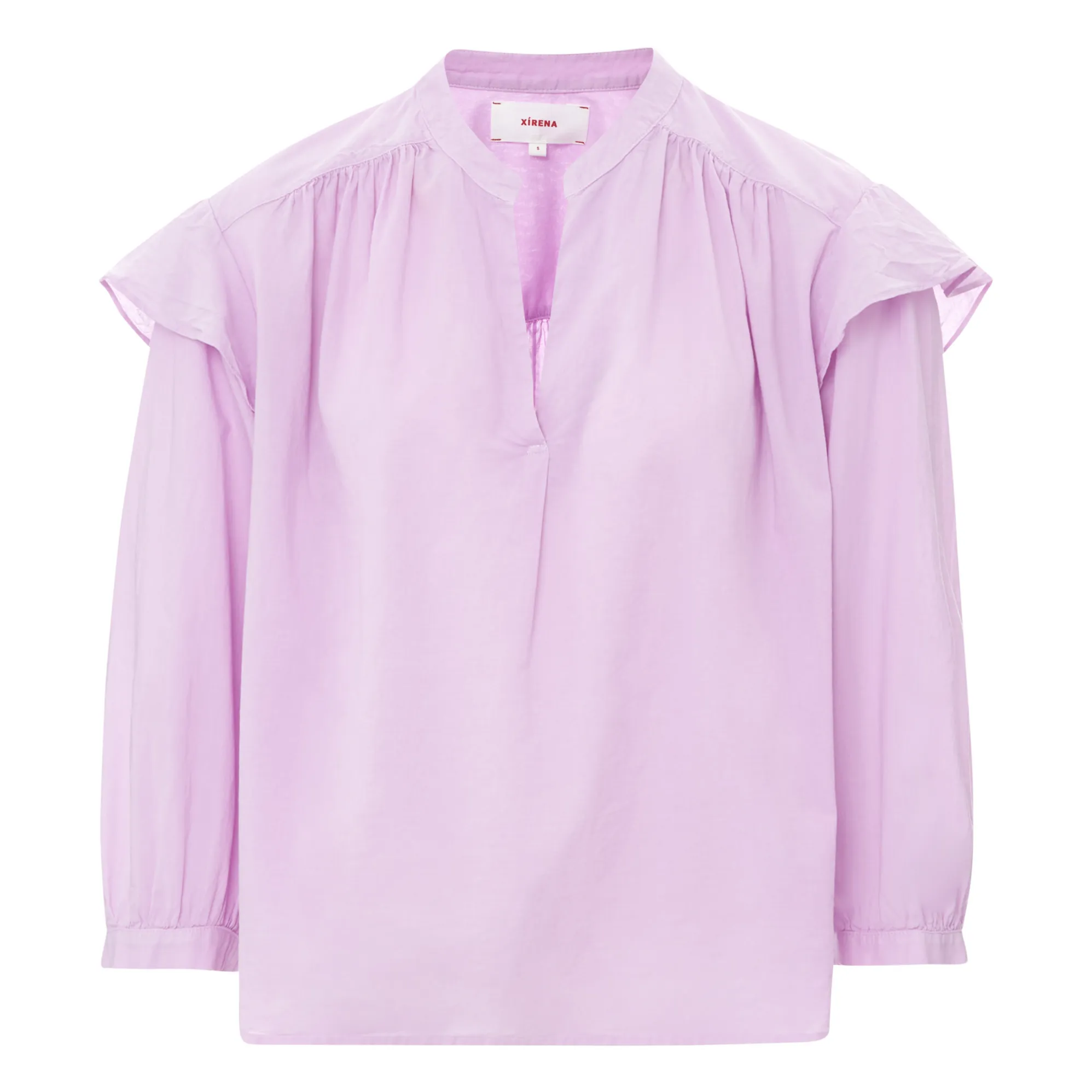 Xirena Lilac Aria Cotton Poplin Blouse