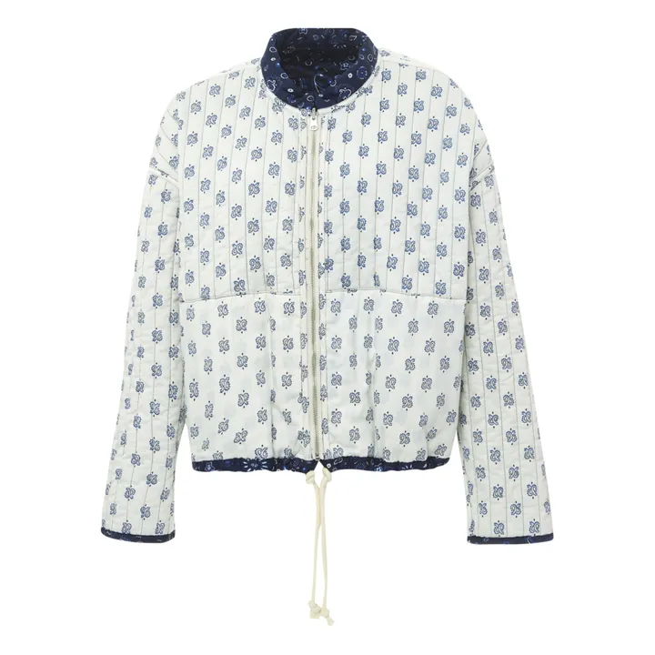 Xirena Sutton Reversible Quilted Bandana Jacket Navy blue Smallable