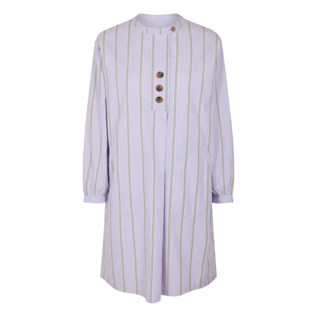 Vestido de noche de rayas | Lila