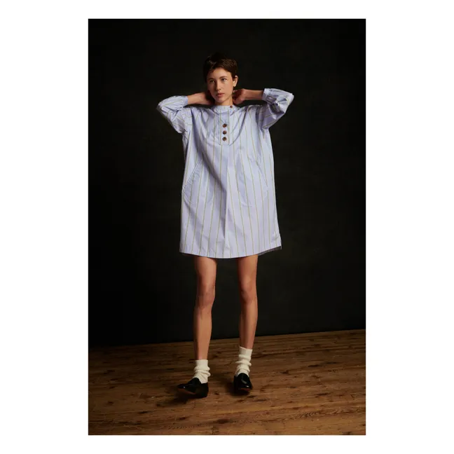 Vestido de noche de rayas | Lila
