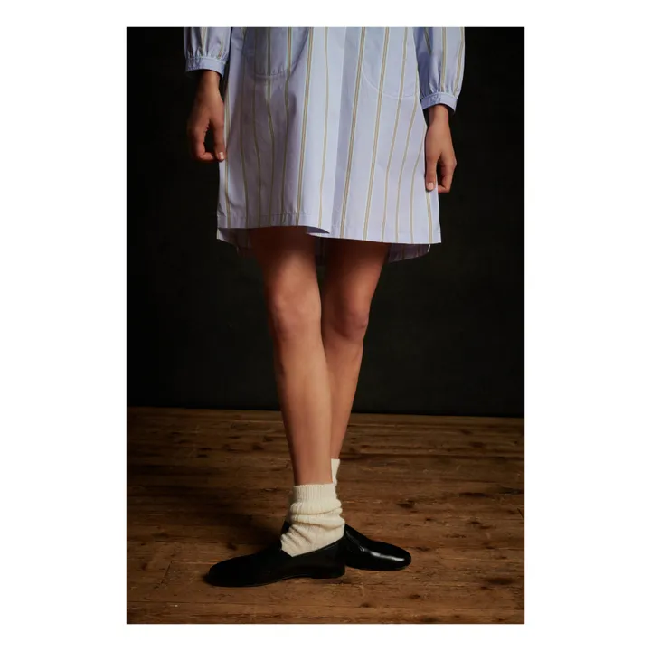 Robe Onagre Rayures | 	Lilas- Image produit n°4