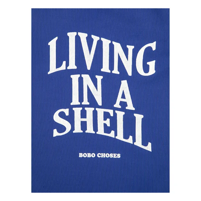 T-Shirt Anti-UV Living In A Shell | Bleu marine