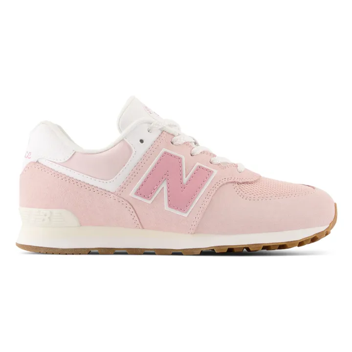 Suede Lace-up 574 Sneakers | Pale pink- Product image n°0