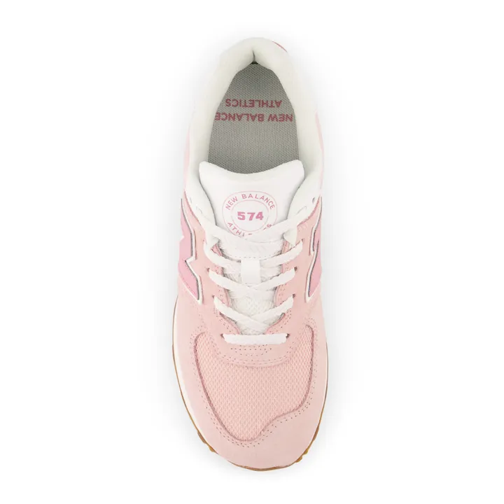 Suede Lace-up 574 Sneakers | Pale pink- Product image n°2