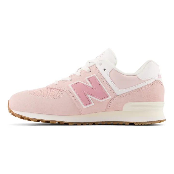 Suede Lace-up 574 Sneakers | Pale pink- Product image n°3