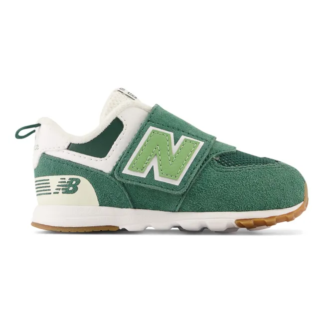 Suede 574 Velcro Baby Sneakers | Green