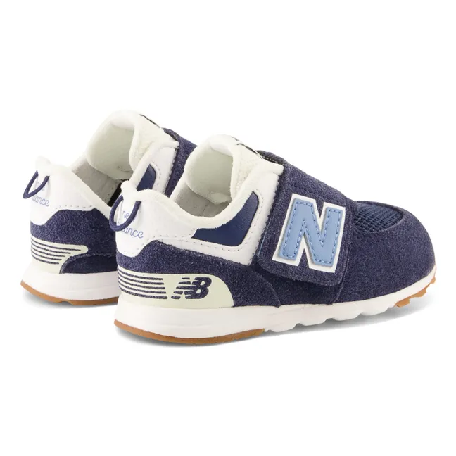 Suede 574 Velcro Baby Sneakers | Blue