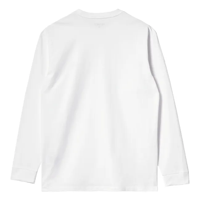 T-shirt ML Chase Coton | Blanc