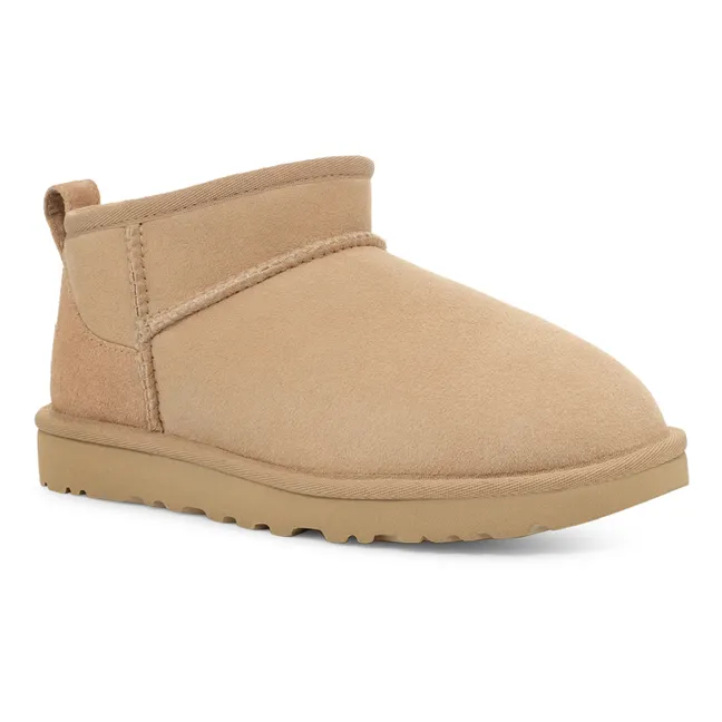 Boots Classic Ultra Mini Fourrées | Sable