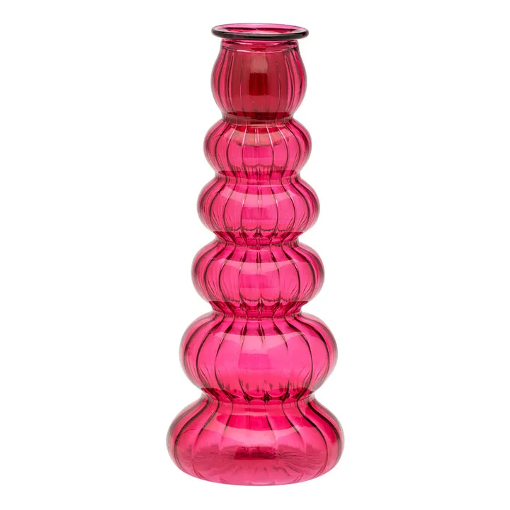Shell of Secrets Glass Candle Holder | Purple- Product image n°0