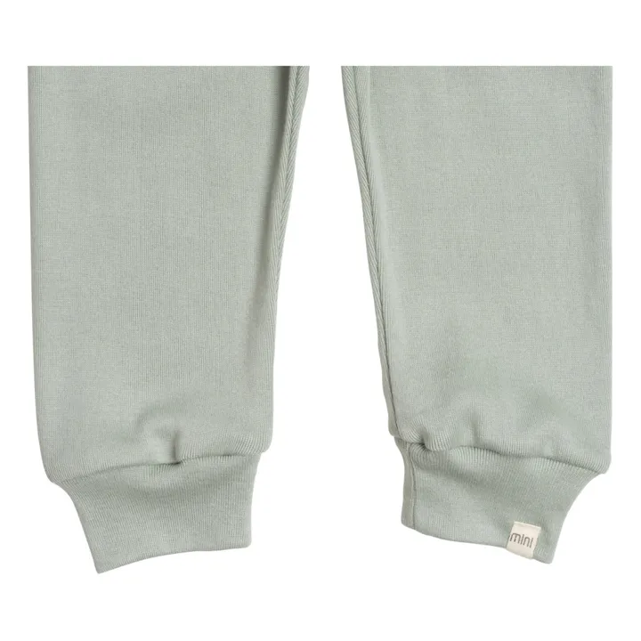 Finland Organic Cotton Sweatpants | Grey-green- Product image n°3