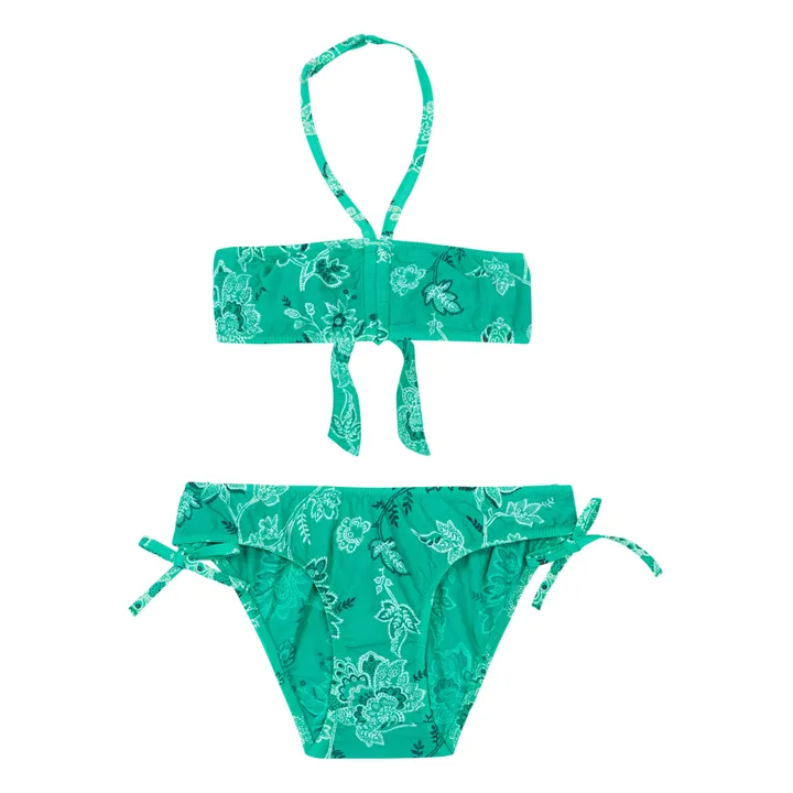 Bikini estampado Marathi | Verde Menta- Imagen del producto n°0