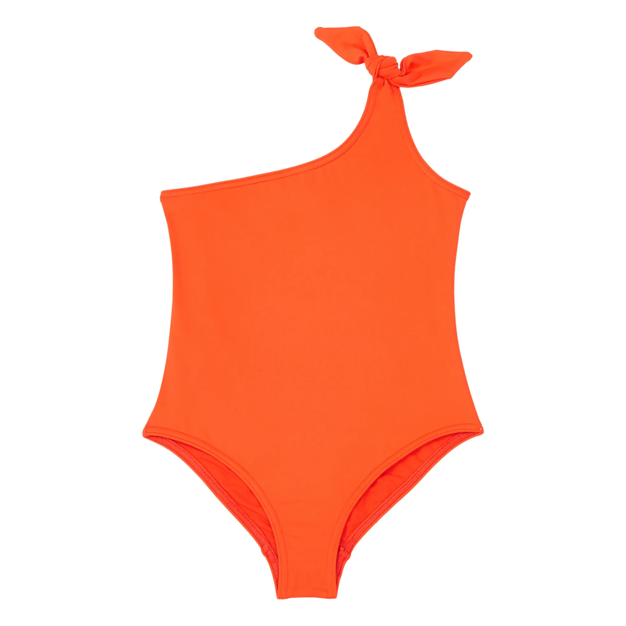 Sunchild Orange Ronnie Asymmetrical One-Piece Swimsuit