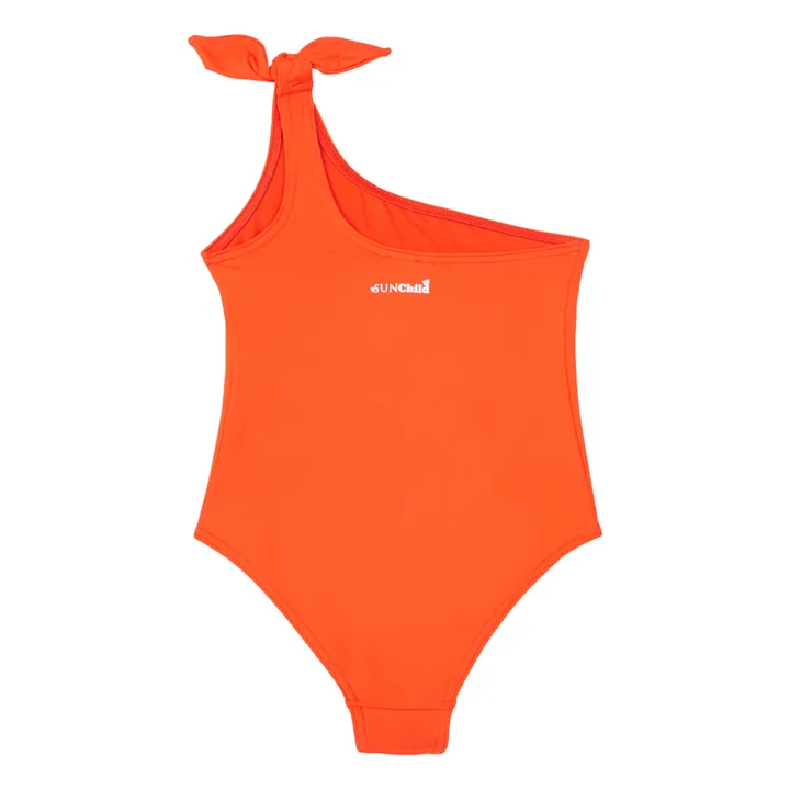 Ronnie Asymmetrical One-piece Swimsuit | Orange- Product image n°1