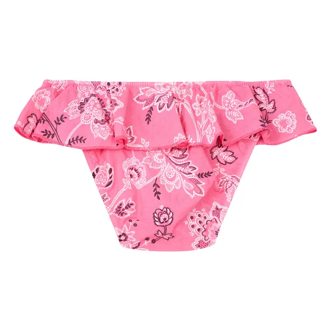Santos Printed Bikini Bottoms | Pink