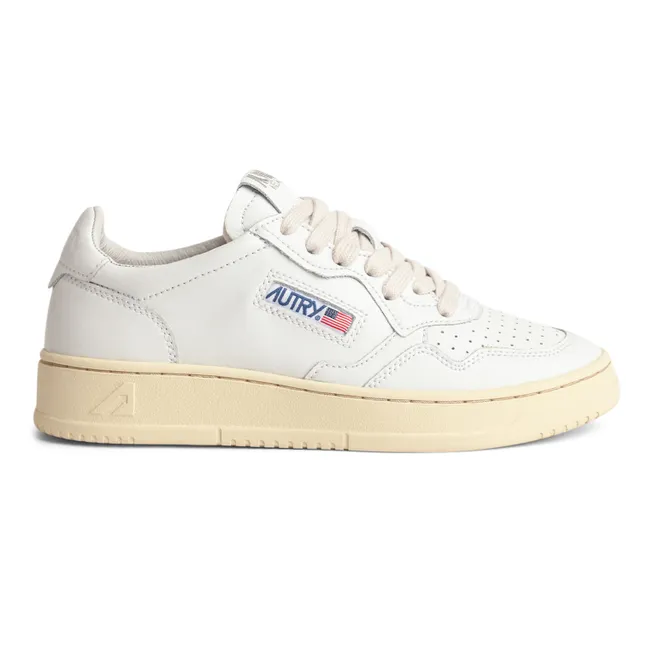 Baskets Medalist Low Cuir | Blanc