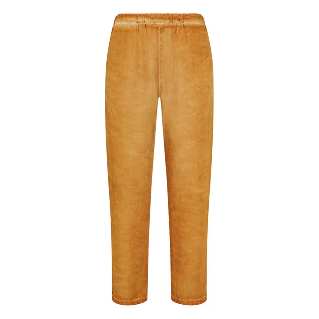 Elasticated Pants | Rust