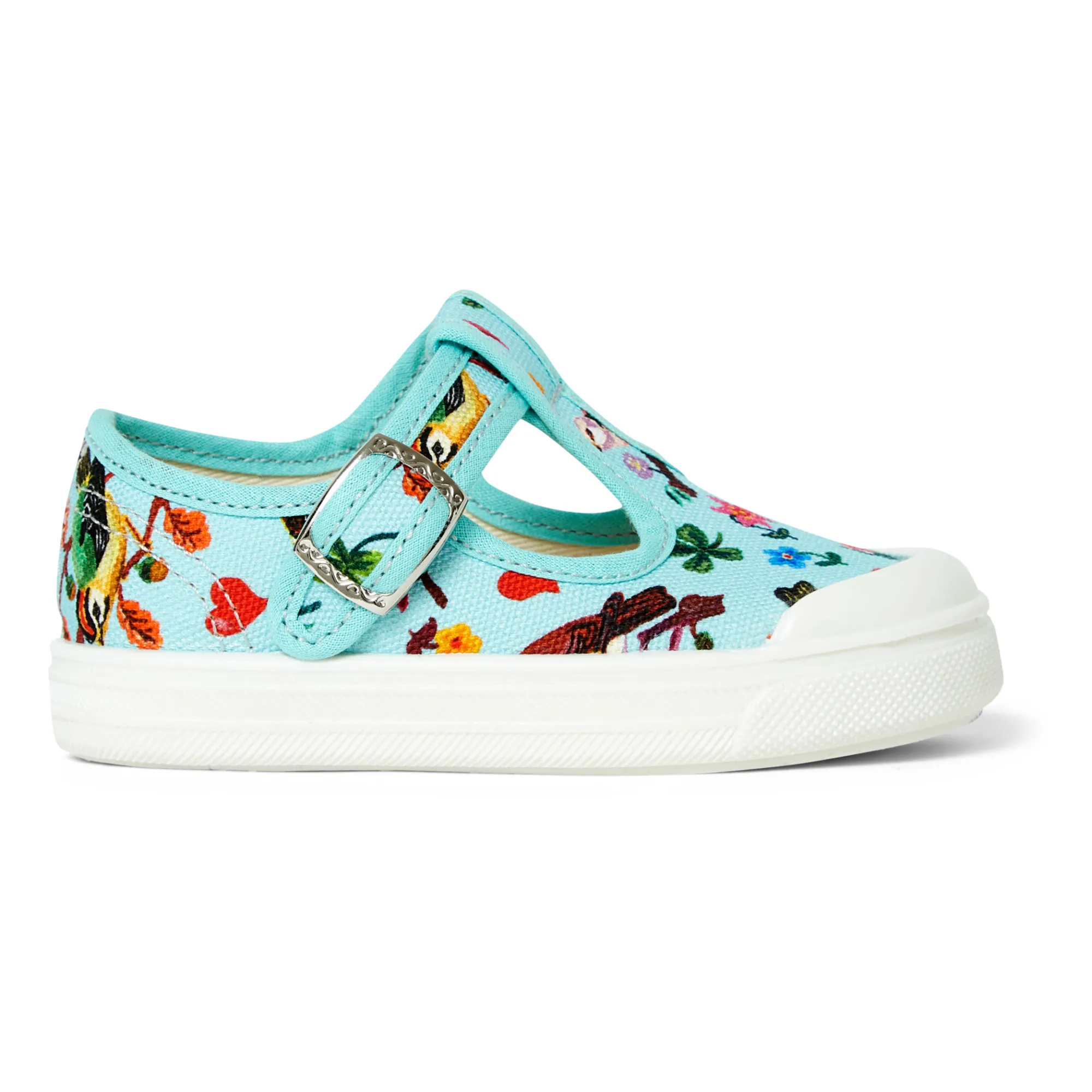 Nathalie Lete Buckle Sneakers | Blue- Product image n°0