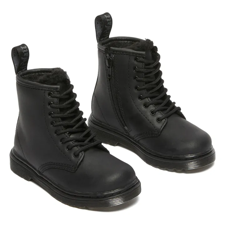 Boots Fourrées à Lacets 1460 Serena | Noir- Image produit n°1