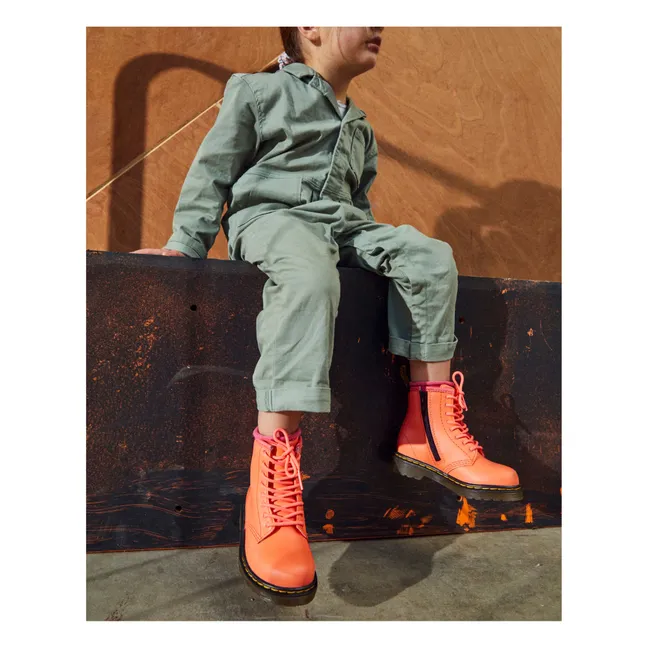 Romario 1460 Lace-Up Boots | Coral