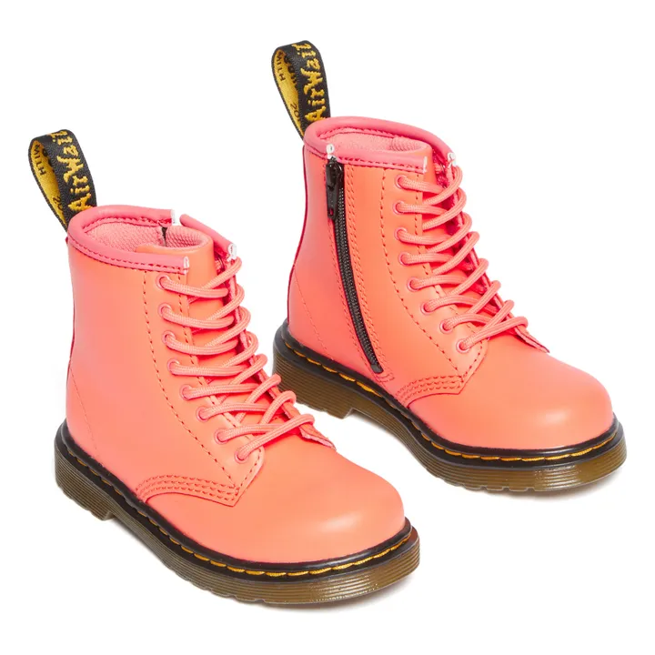 Romario 1460 Lace-Up Boots | Coral- Product image n°3