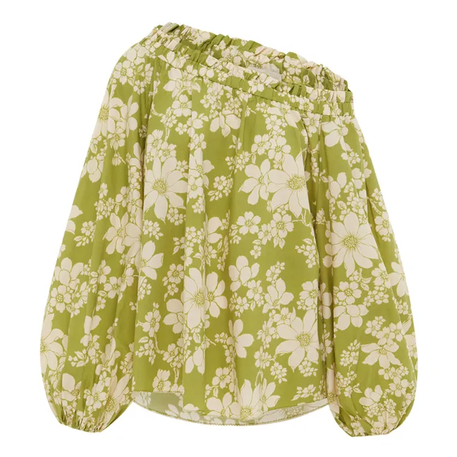 Camicetta Leisa in cotone biologico | Verde