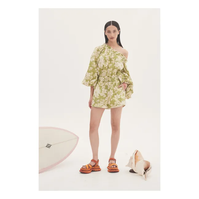 Camicetta Leisa in cotone biologico | Verde
