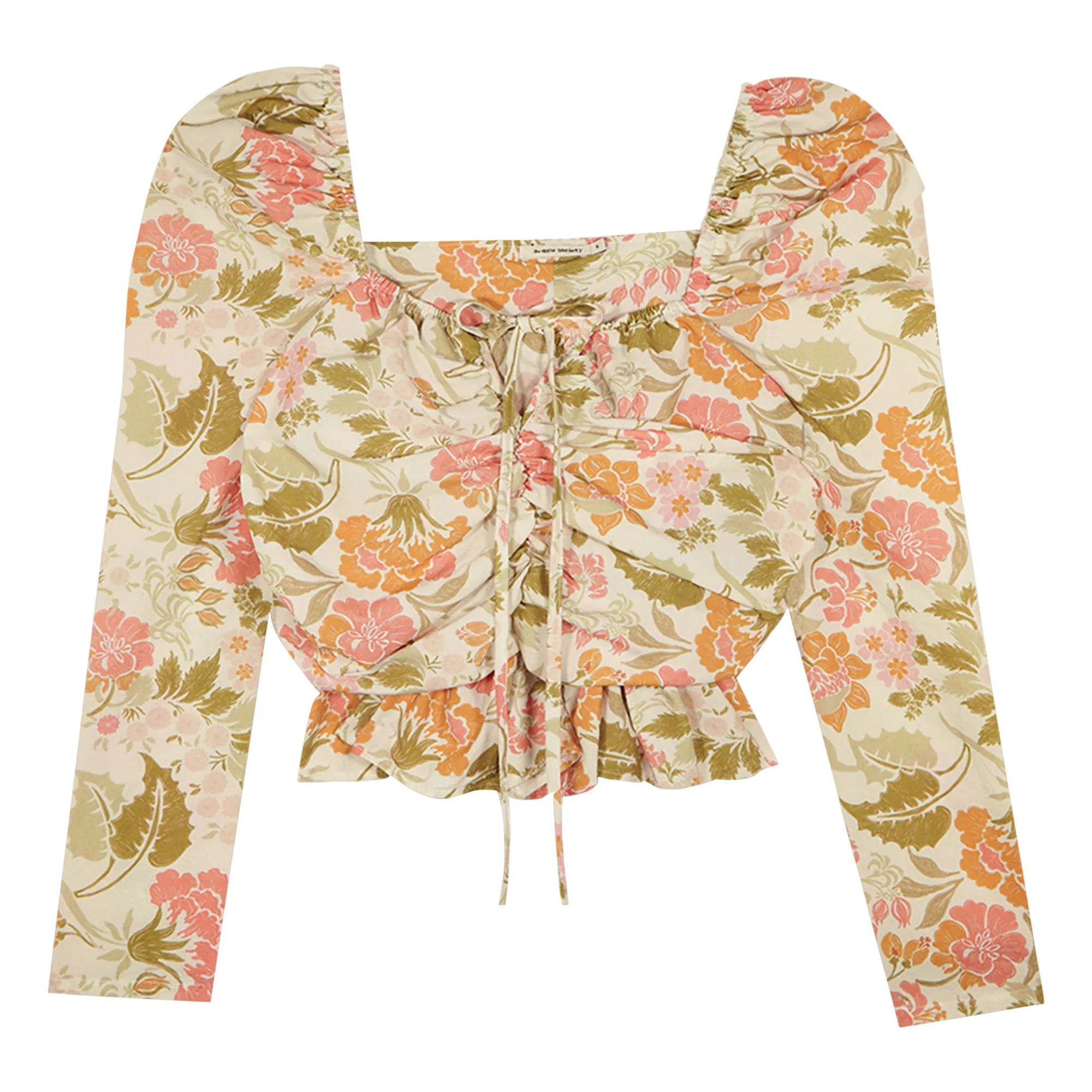The New Society Ecru Rafaella Recycled Polyester Blouse