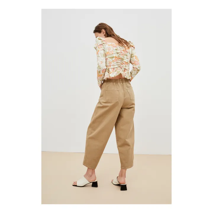 Blouse Polyester Recyclé Rafaella | Ecru- Image produit n°3