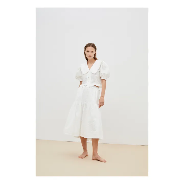 Blouse Antonella | Blanc- Image produit n°1
