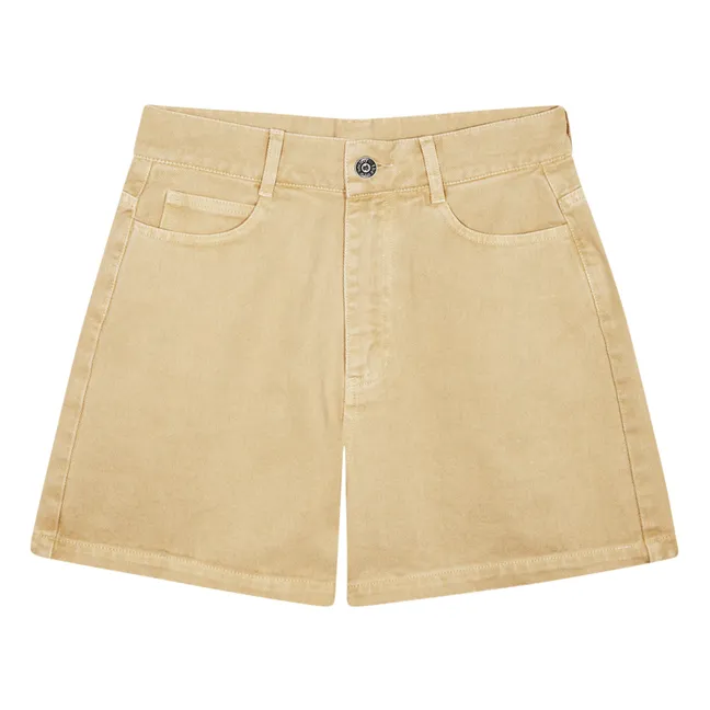 Short Denim Better Cotton Initiative Dante | Jaune pâle