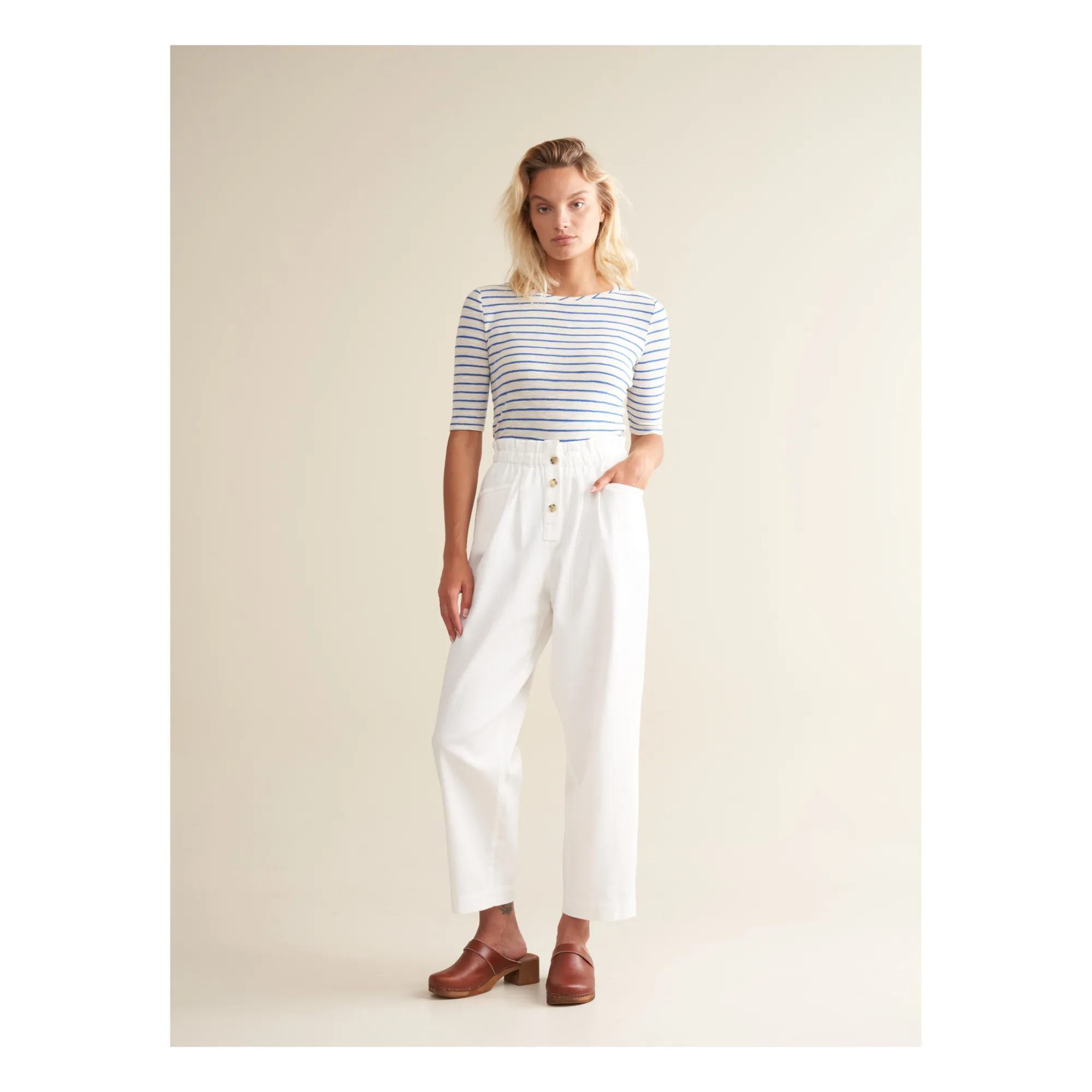 Bellerose Lilo Pants Women's Collection White Smallable