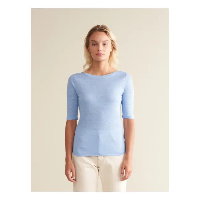 Seas Linen T-shirt - Women’s Collection | Blue