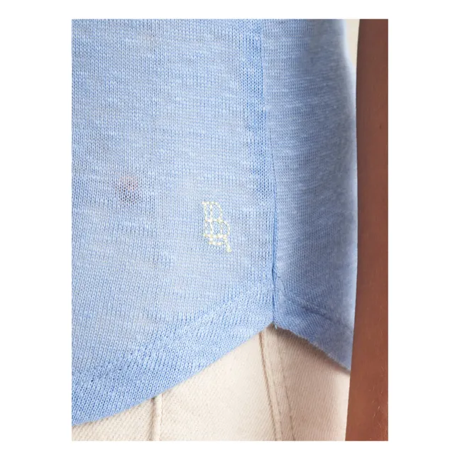 Seas Linen T-shirt - Women’s Collection | Blue