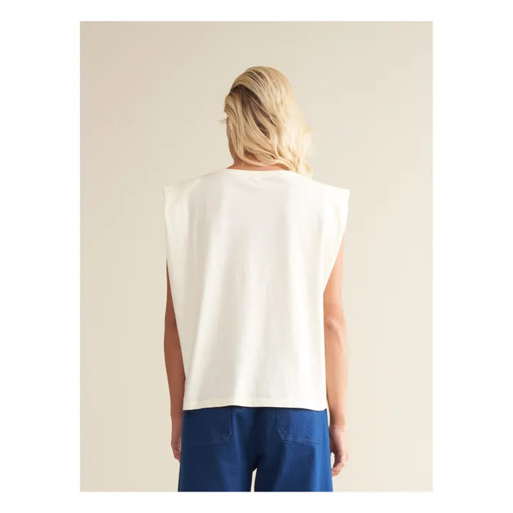 T-shirt Vice in cotone organico - Collezione Donna | Giallo chiaro- Immagine del prodotto n°5