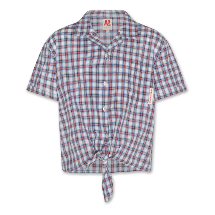Chemise Carreaux Amelia | Rouge- Image produit n°0
