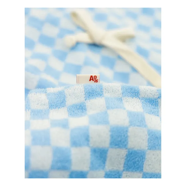Vestido de cuadros Dori | Azul Cielo