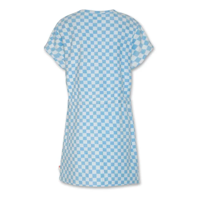 Vestido de cuadros Dori | Azul Cielo