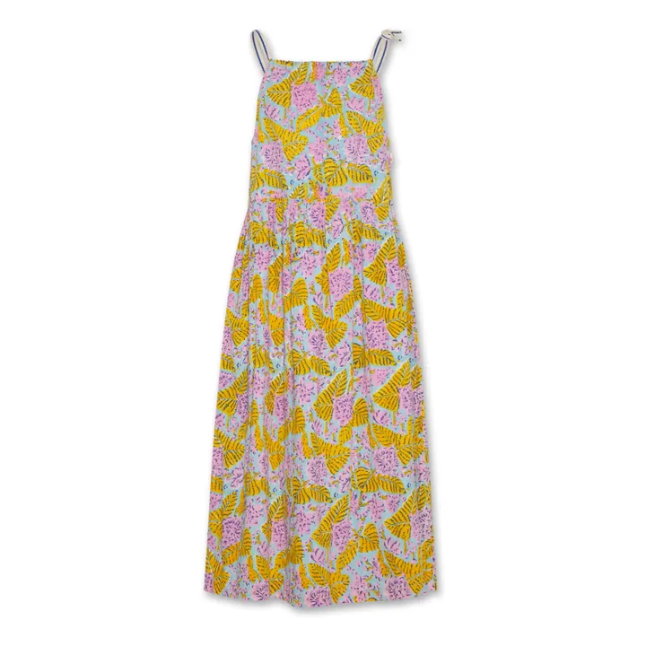 Vestido de flores Sansi | Amarillo- Imagen del producto n°5