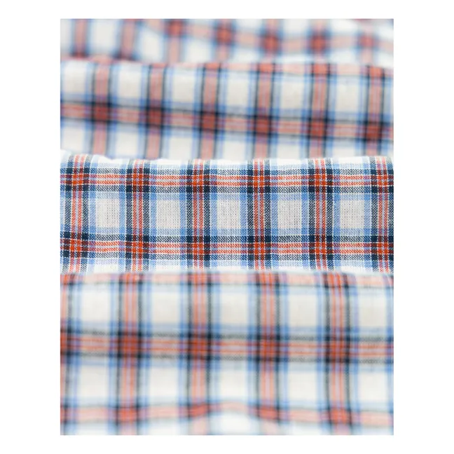 Robe Carreaux Layla | Rouge