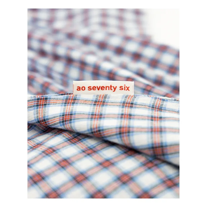 Robe Carreaux Layla | Rouge- Image produit n°4