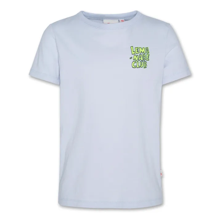 Camiseta de algodón reciclado mate Lemonade | Azul Cielo- Imagen del producto n°0