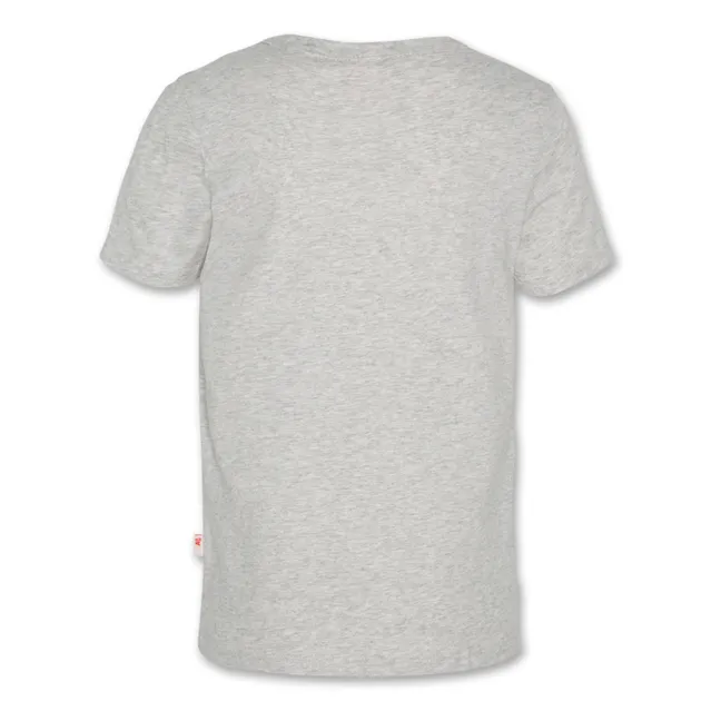 T-Shirt Mat Relax aus recycelter Baumwolle | Grau Meliert