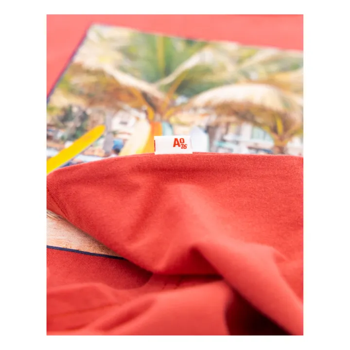 Mat Boards Organic Cotton T-Shirt | Red- Product image n°3