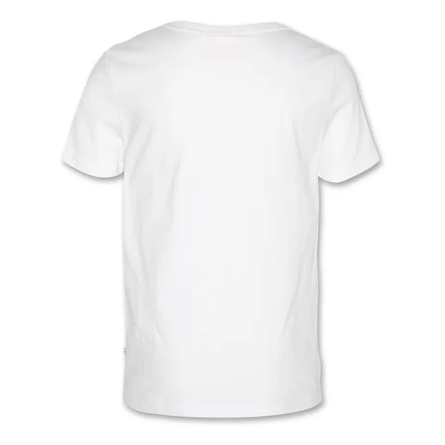 T-Shirt Mat Surfclub aus recycelter Baumwolle | Weiß