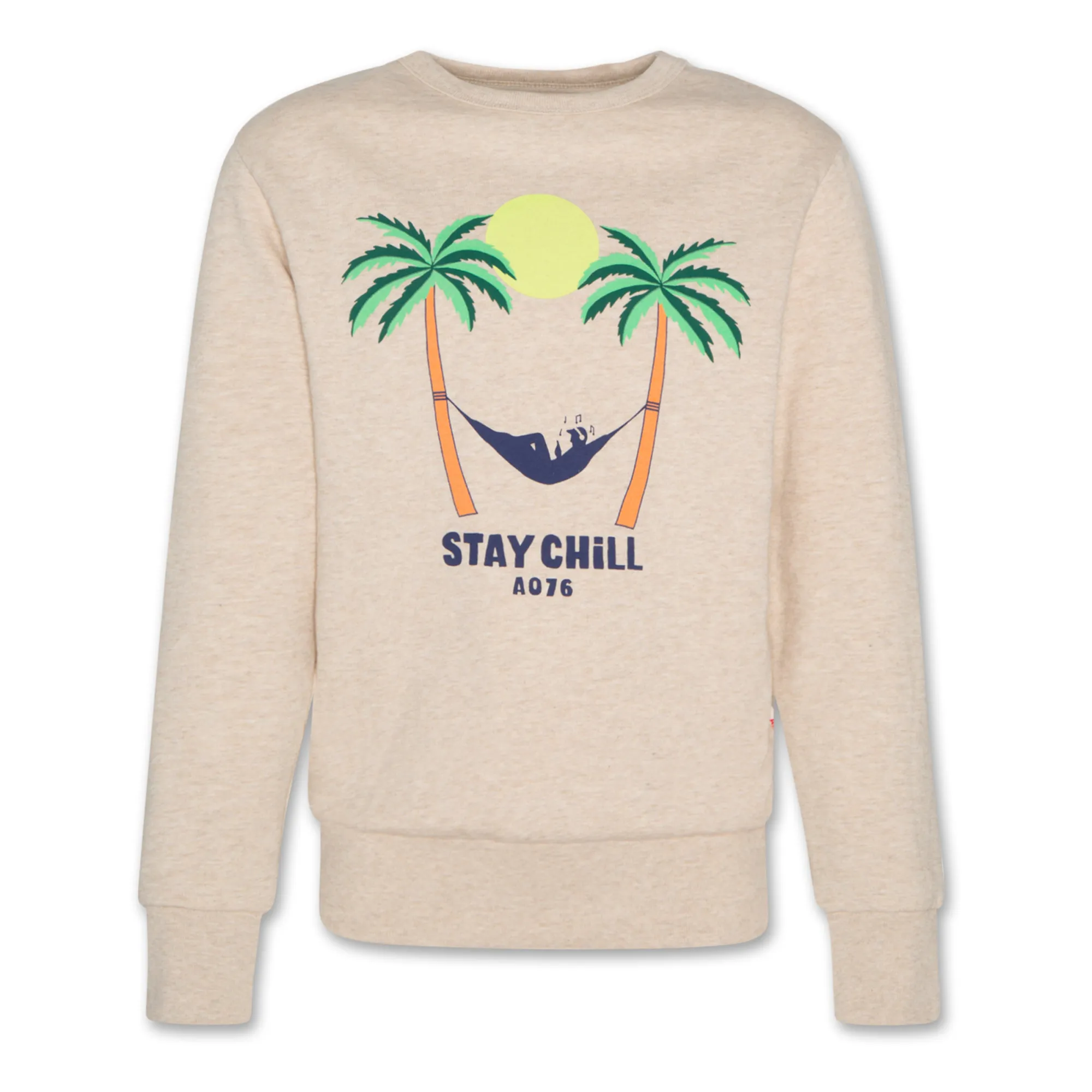 Ao76 Oatmeal Tom Stay Chill Recycled Cotton Sweatshirt