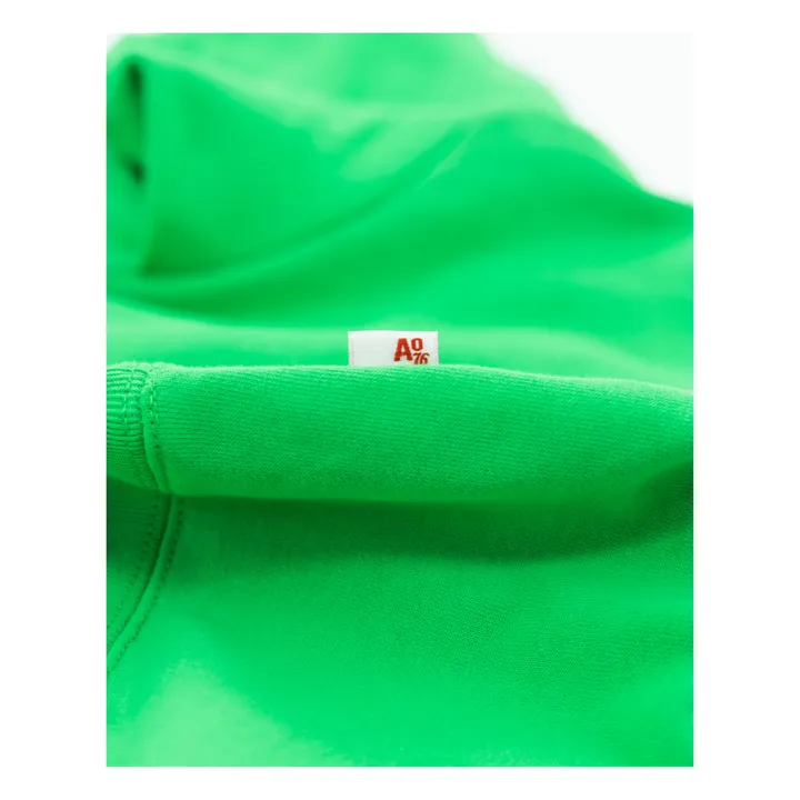 Sudadera con capucha de algodón reciclado Hudson Be Kind | Verde- Imagen del producto n°4