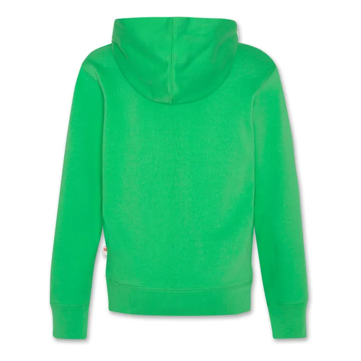 Sudadera con capucha de algodón reciclado Hudson Be Kind | Verde- Imagen del producto n°5