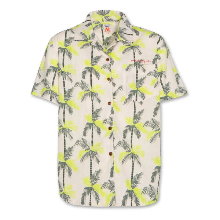 Camisa hawaiana Palms | Verde- Imagen del producto n°0